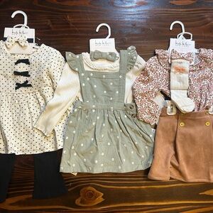Adorable Babygirl Outfit Set Bundle